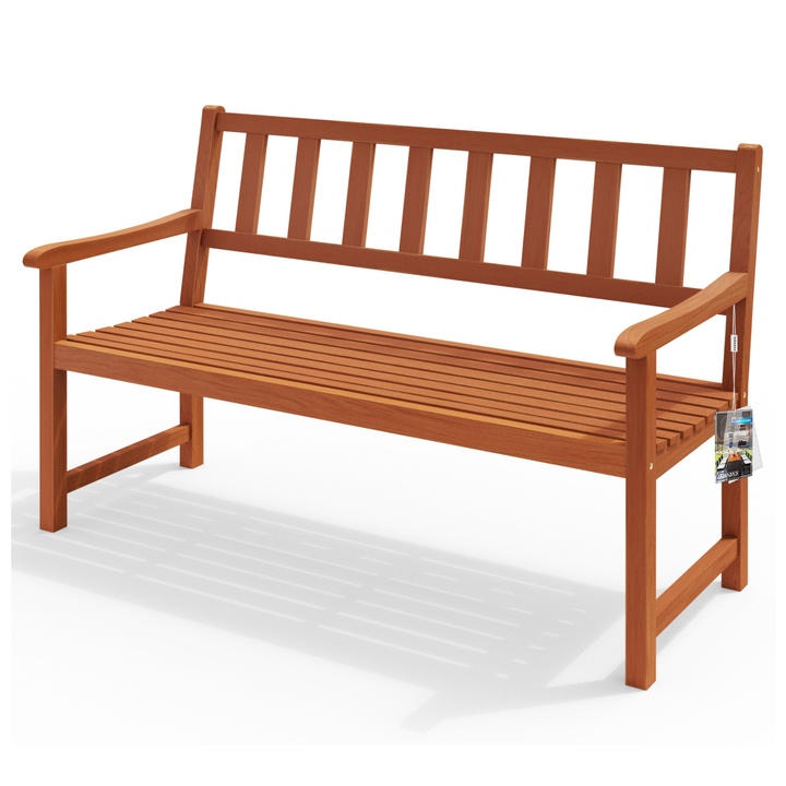 Záhradná lavica KENSIGTON hnedá 1