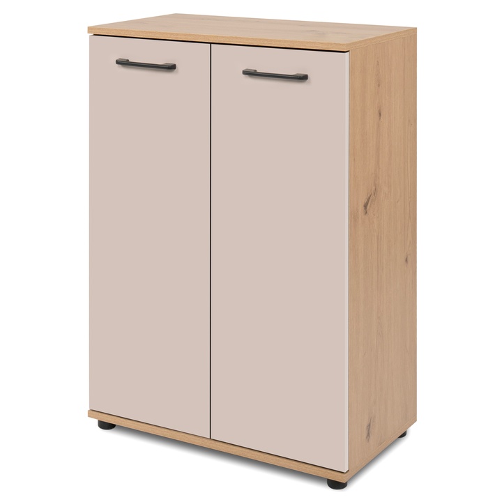 Komoda KERRY 01B dub artisan/béžová 1