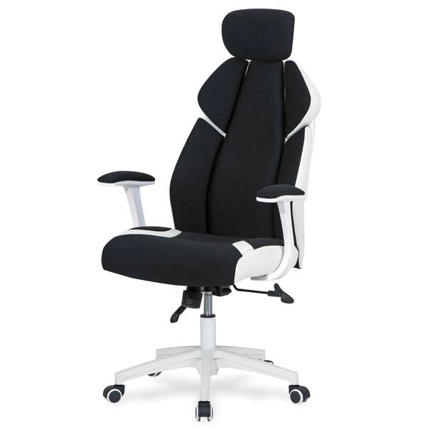 Kancelárske kreslo KESSE čierna/biela 1
