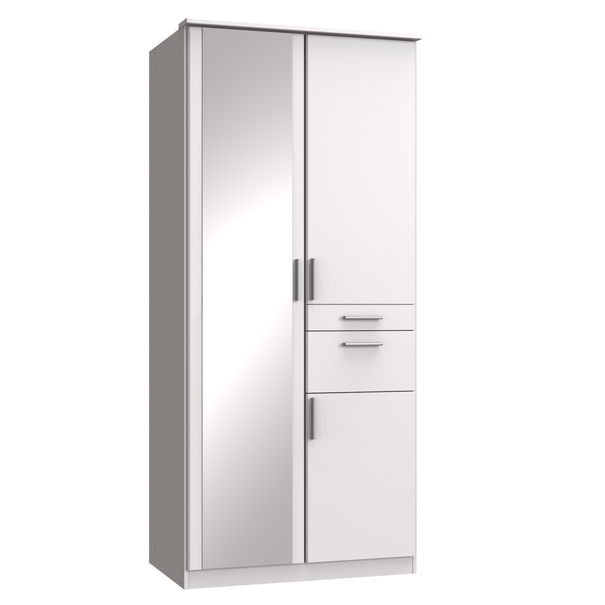 Šatníková skriňa KESTER I biela 1