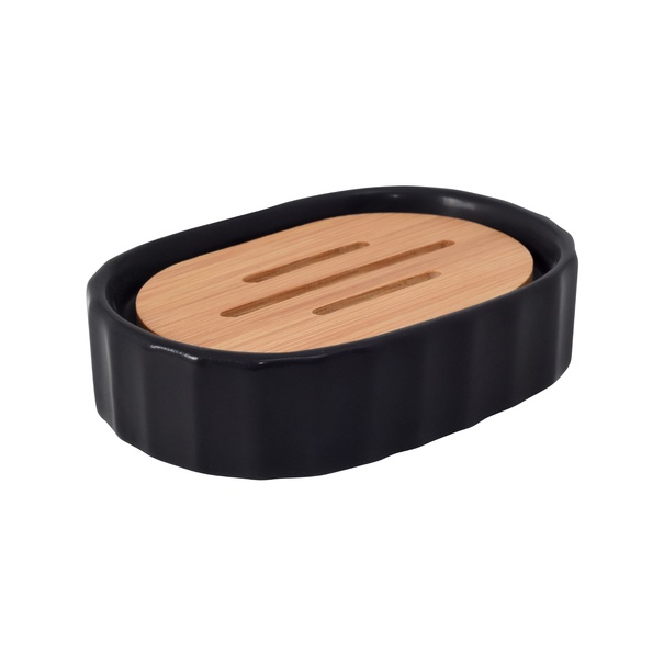 Mydlovnička KIDO čierna/bambus 1