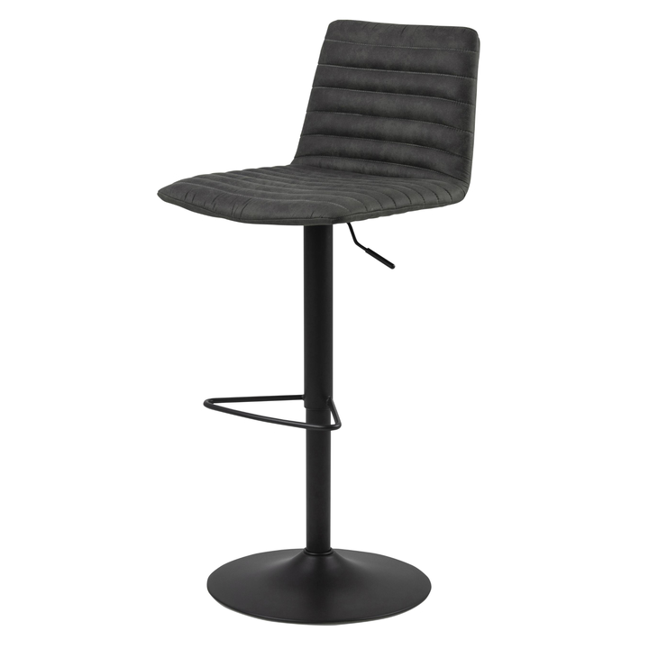 Barová stolička KIMMY sivá/čierna 1