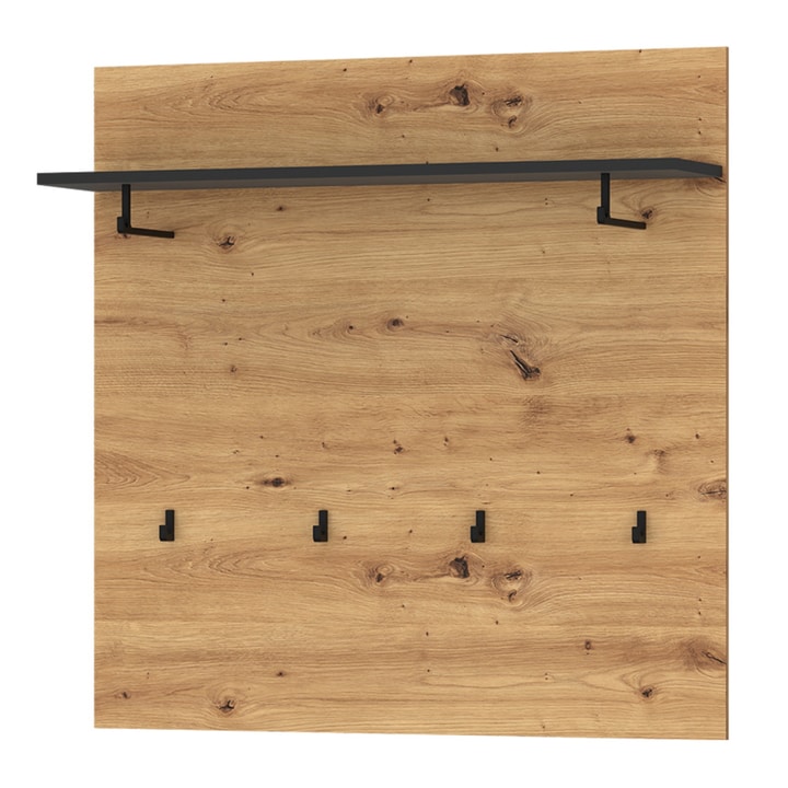 Predsieňový panel KINGSTON dub artisan/antracitová 1
