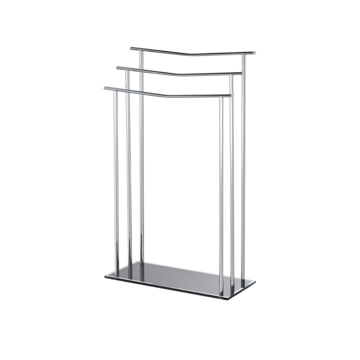 Stojan na uteráky KOMBI II chróm/čierna 1