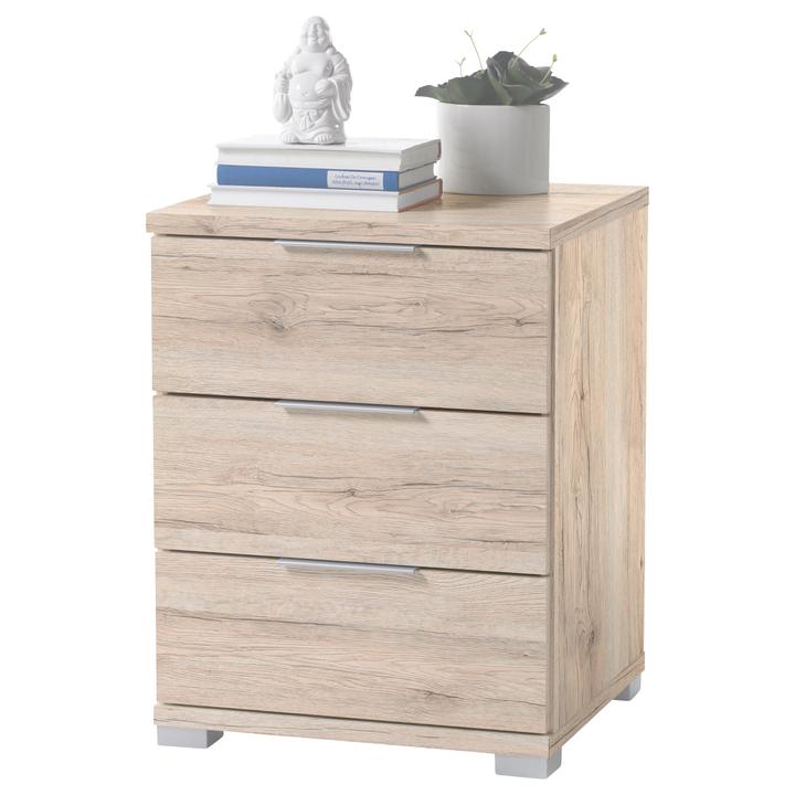Nočný stolík KORON 3 dub sanremo svetlý 1