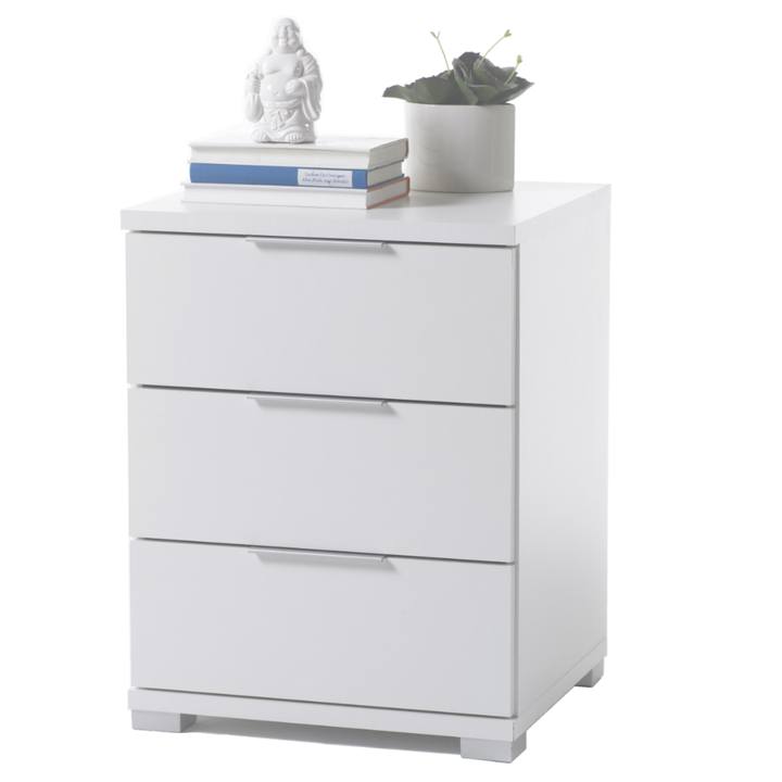 Nočný stolík KORON 3 biela 1