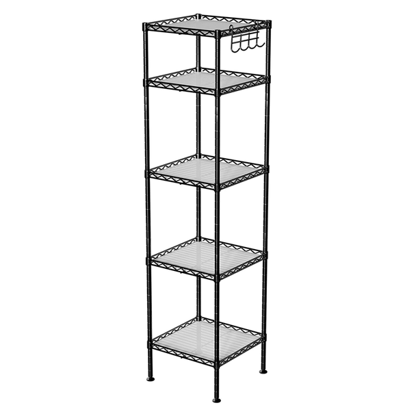 Regál KOV KID čierna/priesvitná 1