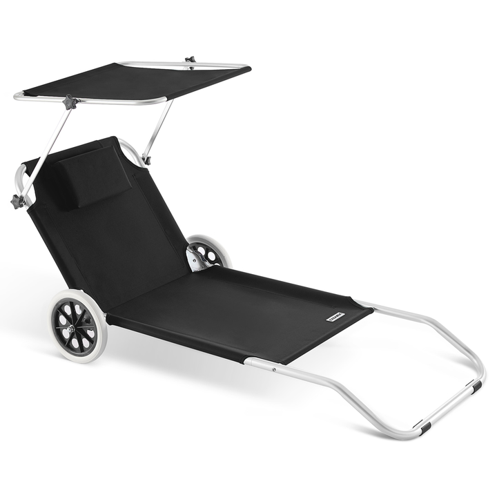 Záhradné ležadlo KRETA antracitová 1