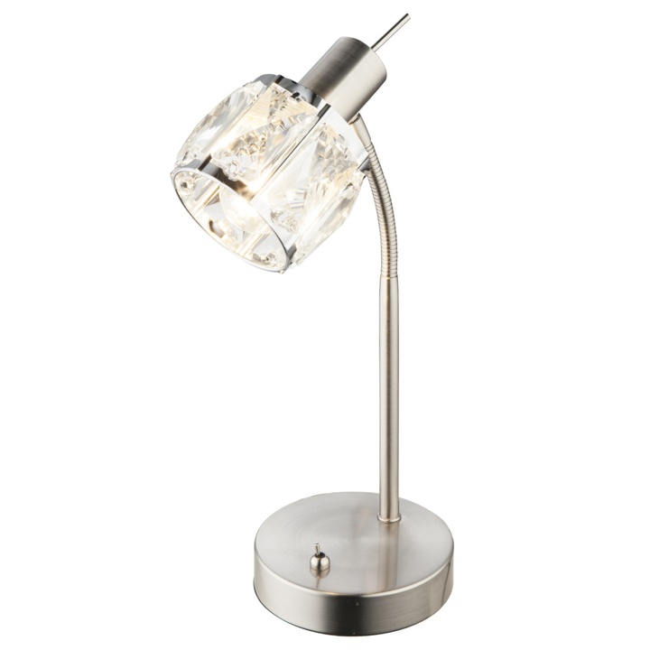Stolná lampa KRIS 2 matný nikel 1