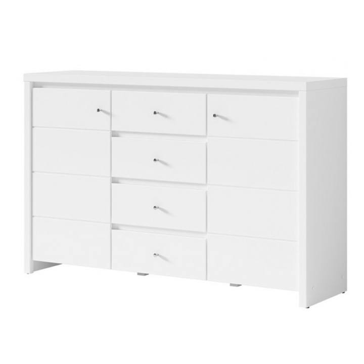 Komoda KRISTINA biela, šírka 144 cm 1