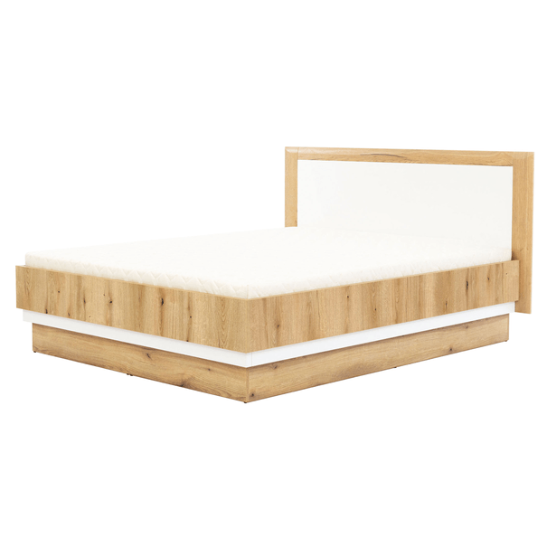 Posteľ KRONOS dub evoke/biela, 140x200 cm 1