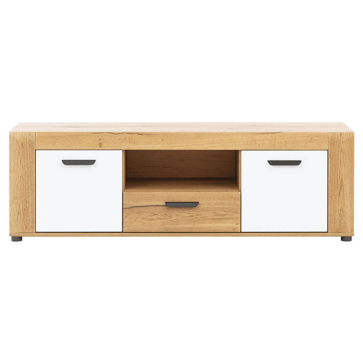 TV stolík KRONOS dub evoke/biela 1