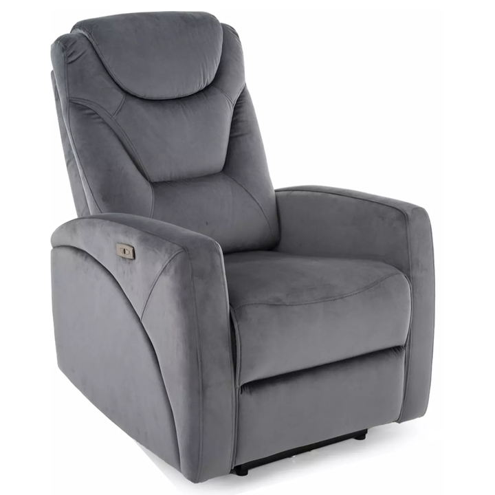 Relaxačné kreslo KRUNUS sivá 1