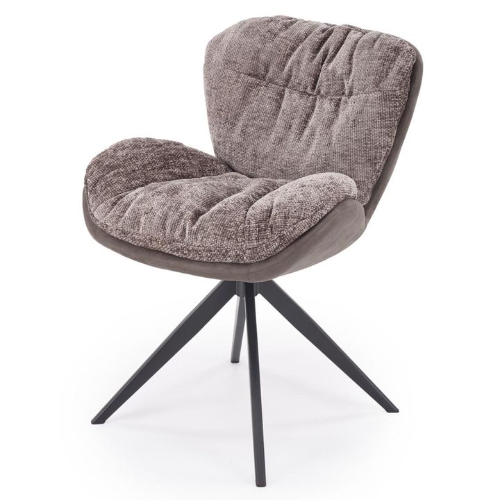 Jedálenská stolička KS-599 sivá/čierna 1