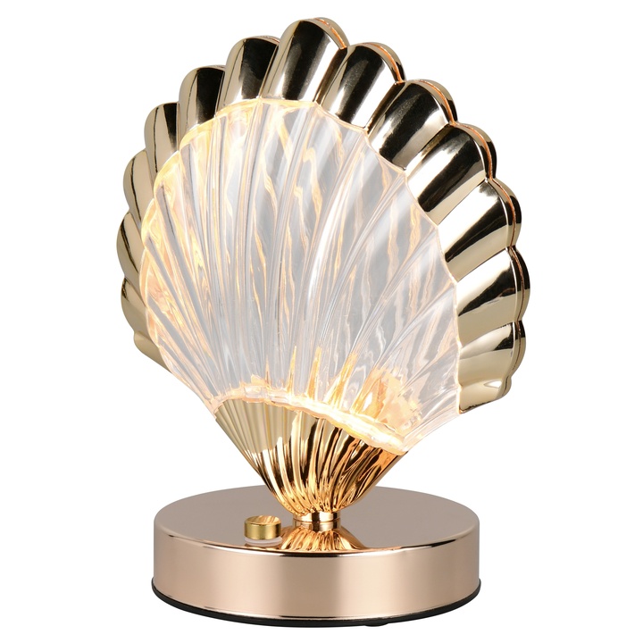 Stolná lampa KUORI zlatá/priehľadná 1