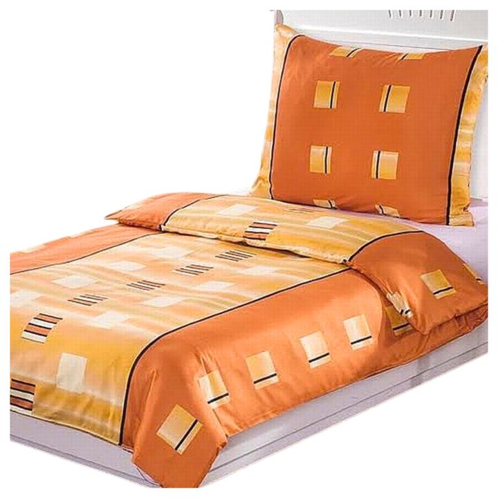 Posteľná bielizeň KYRYL oranžová, 70x90 a 140x200 cm 1