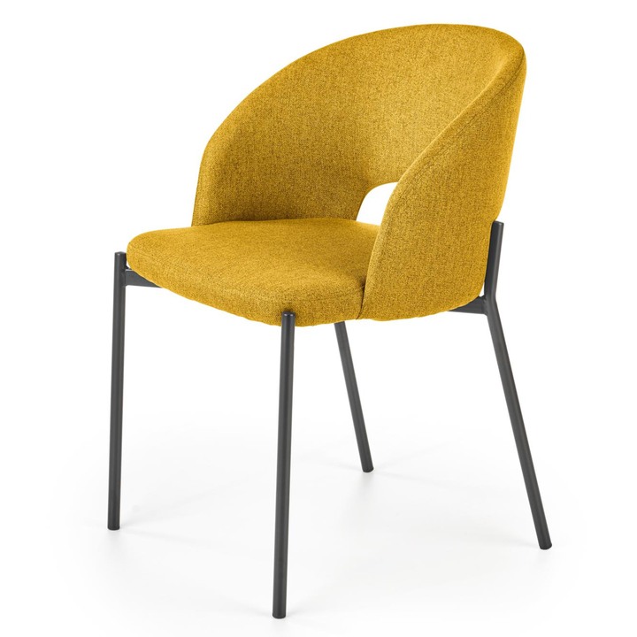 Jedálenská stolička KZ-373 horčicová 1