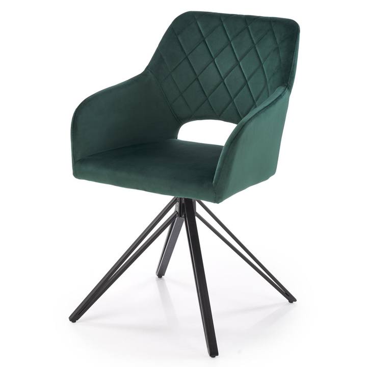 Jedálenská stolička KZ-535 tmavozelená 1