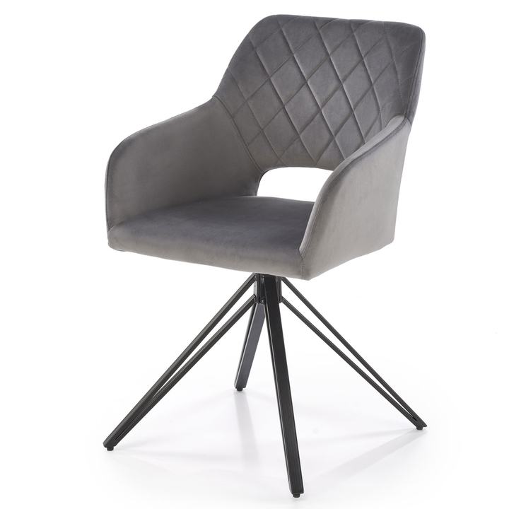 Jedálenská stolička KZ-535 sivá 1