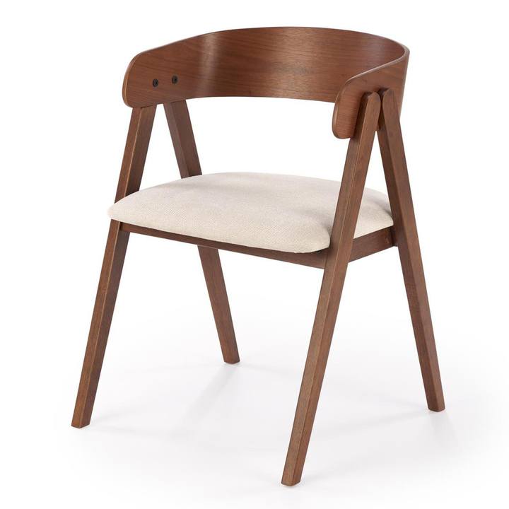 Jedálenská stolička KZ-562 orech/svetlobéžová 1