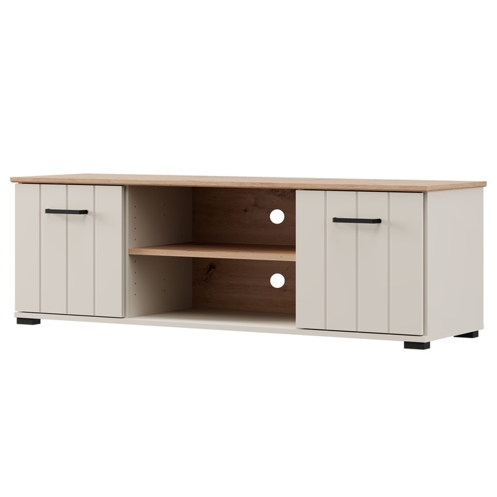 TV komoda LAMBETH 2D kašmírová/dub artisan 1