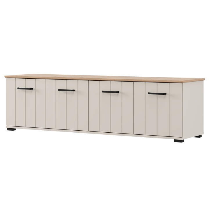TV komoda LAMBETH kašmírová/dub artisan 1