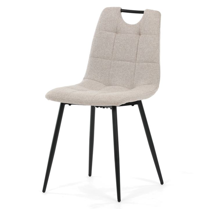 Jedálenská stolička LAMIN béžová/čierna 1