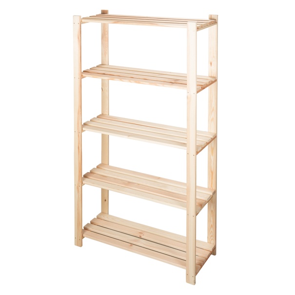 Regál  LANDEN borovica, výška 170 cm 1