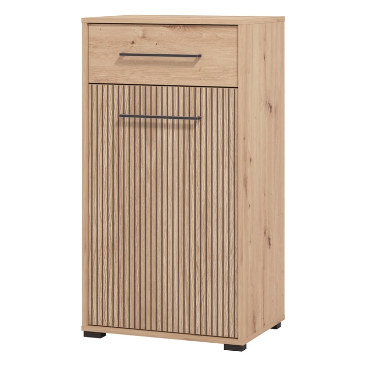 Komoda LANDES dub artisan/čierna 1