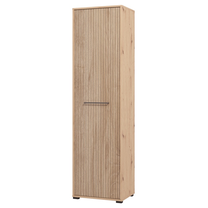 Predsieňová skriňa LANDES dub artisan/čierna 1