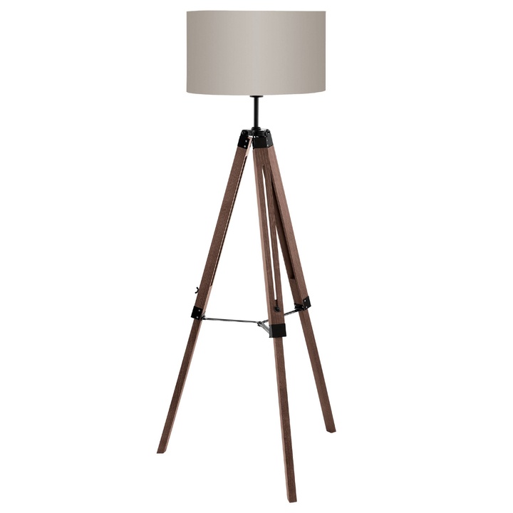 Stojacia lampa LANTADA sivohnedá 1