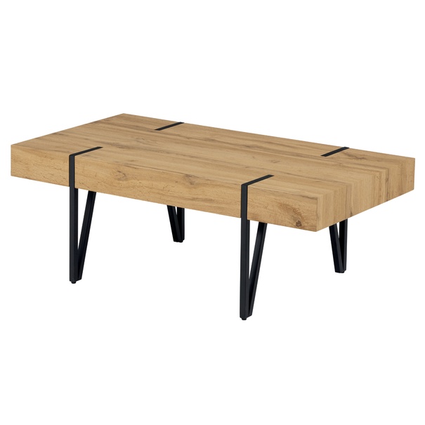 Konferenčný stolík LAS PALMAS divoký dub/kov 1