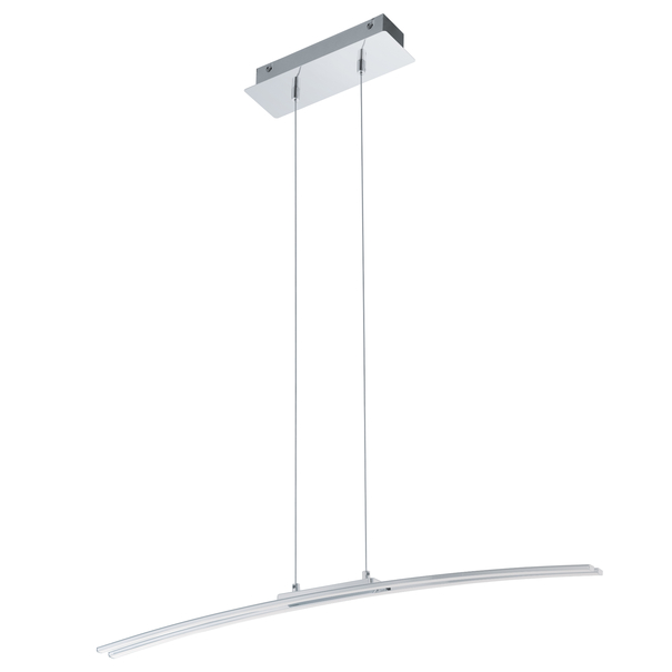 Závesné LED svietidlo LASANA chróm, výška 110 cm 1