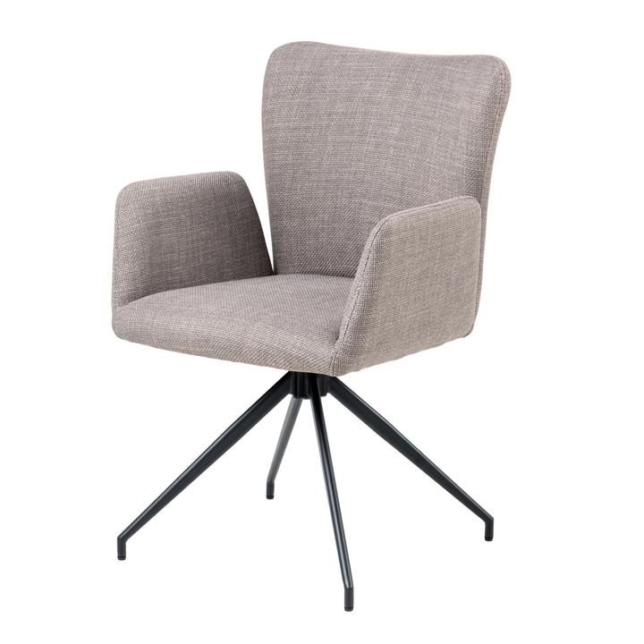 Jedálenská stolička LAURA hnedá/čierna 1