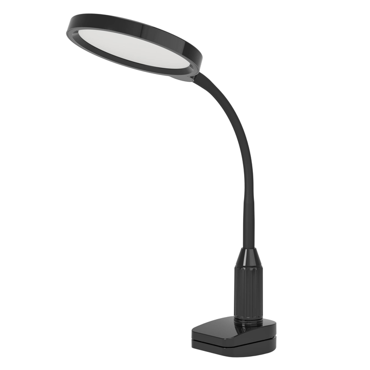 Stolná lampa s klipom LAURO čierna 1