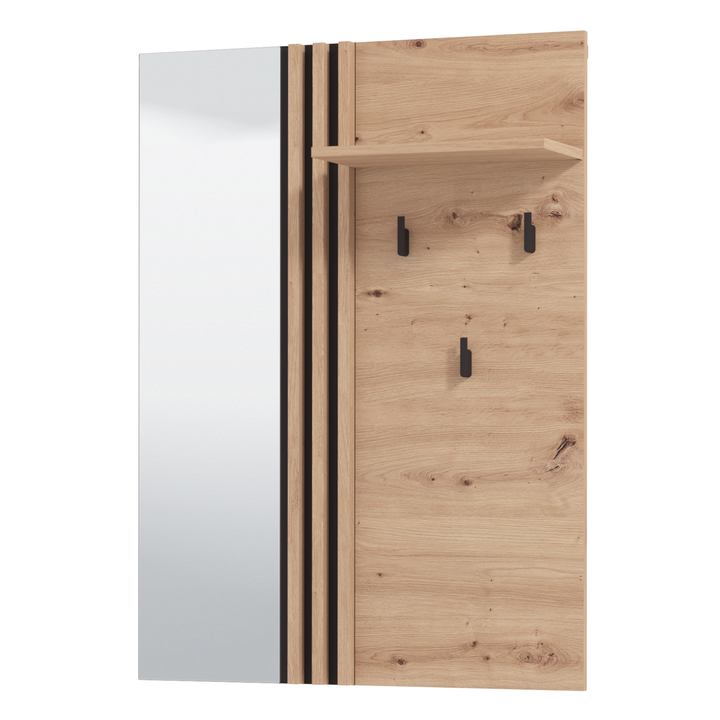 Predsieňový panel LAVAL dub artisan/čierna 1