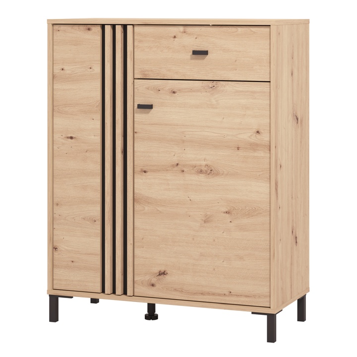 Komoda LAVAL dub artisan/čierna 1