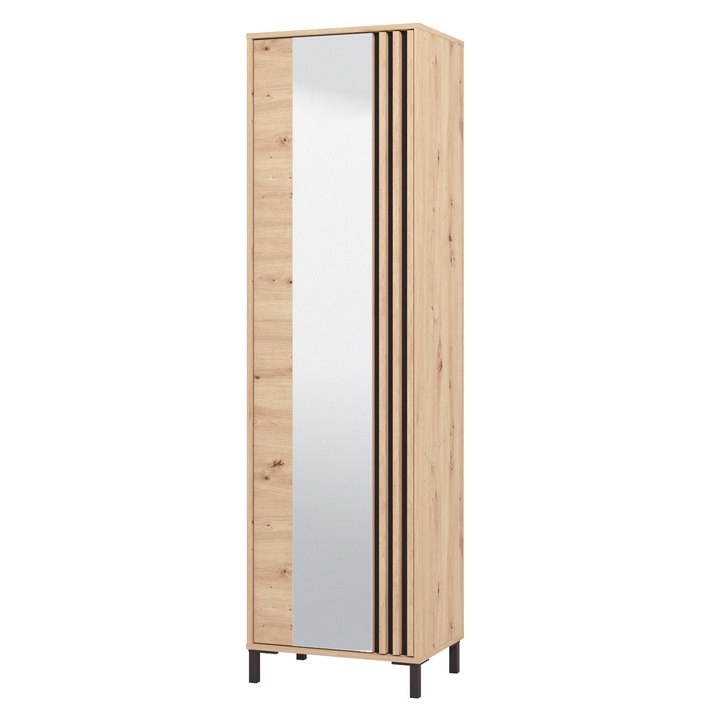 Predsieňová skriňa LAVAL dub artisan/čierna 1