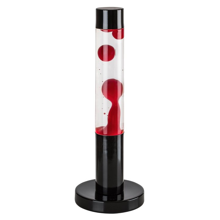 Lávová lampa LAVASTIC červená/čierna 1