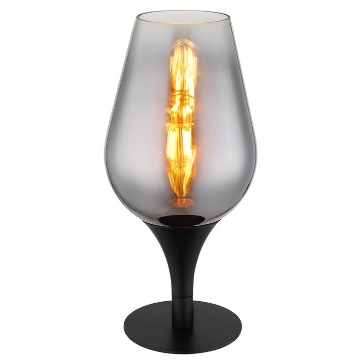 Stolná lampa LAVUS III čierna/chrómová 1