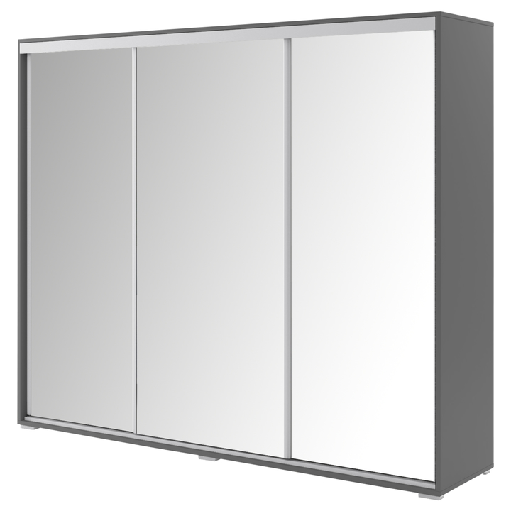 Šatníková skriňa LAYS 11 grafitová, šírka 250 cm 1