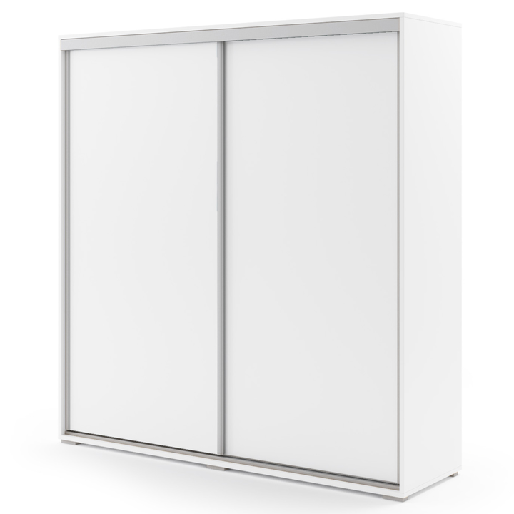 Šatníková skriňa LAYS 3 biela, šírka 125 cm, výška 215 cm 1