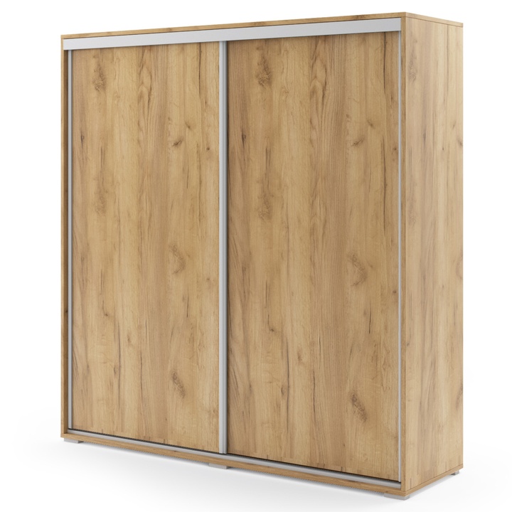 Šatníková skriňa LAYS 3 dub craft, šírka 100 cm, výška 245 cm 1