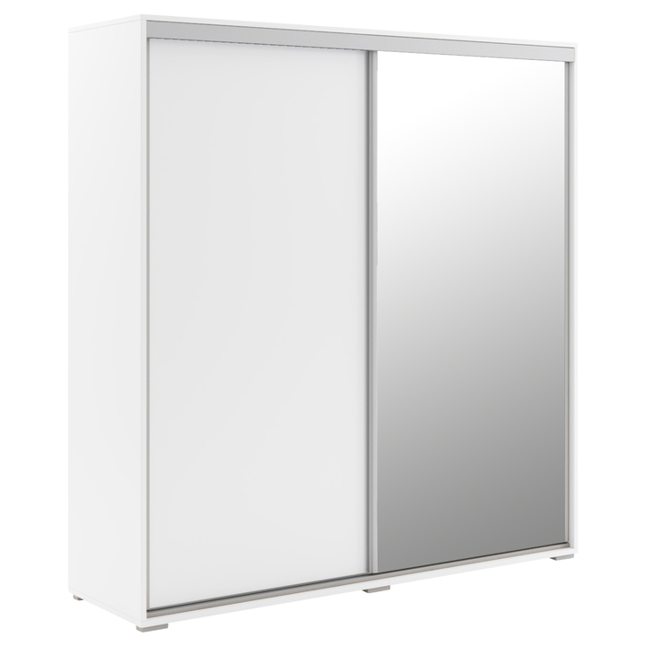 Šatníková skriňa LAYS 5 biela, šírka 100 cm, výška 245 cm 1