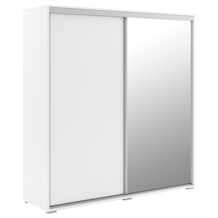 Šatníková skriňa LAYS 6 biela, šírka 200 cm, výška 215 cm 1