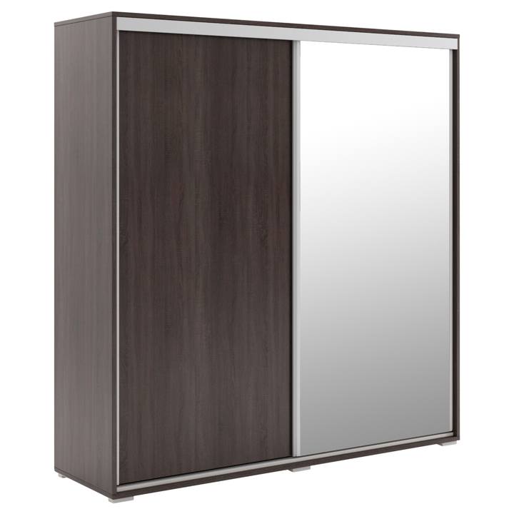 Šatníková skriňa LAYS 6 čokoládová, šírka 200 cm, výška 215 cm 1