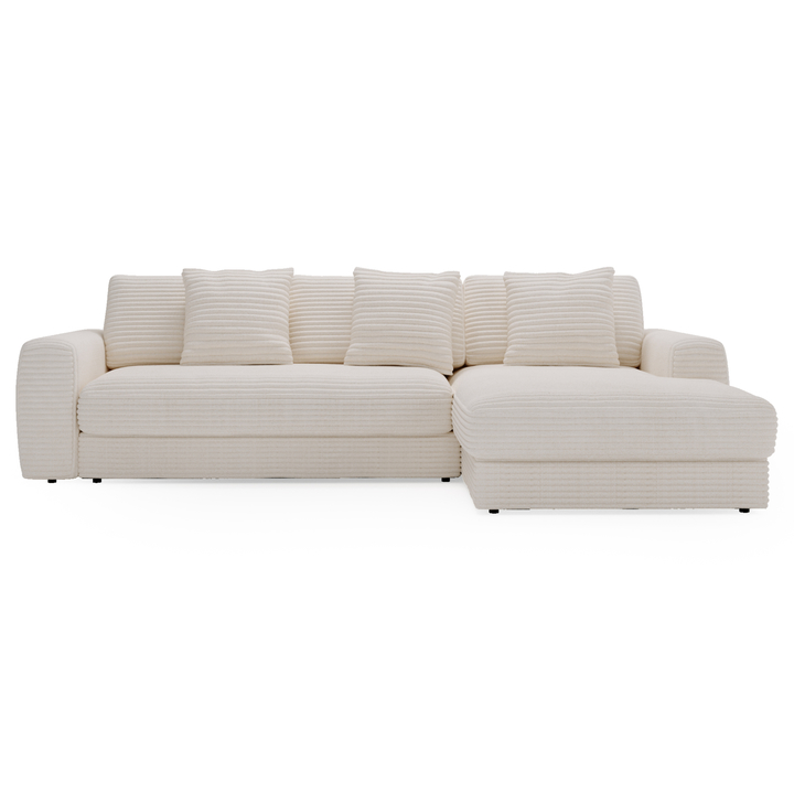 Sedacia súprava LEANNE pravá, krémová 1