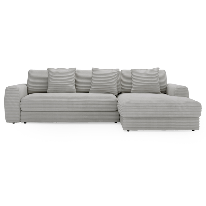 Sedacia súprava LEANNE pravá, svetlosivá 1