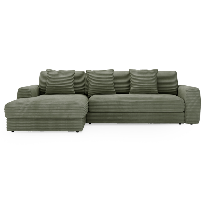 Sedacia súprava LEANNE ľavá, olivová 1