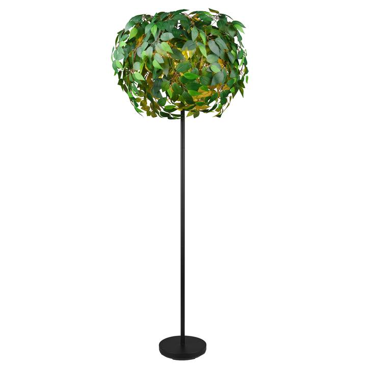 Stojacia lampa LEAVY zelená/čierna 1